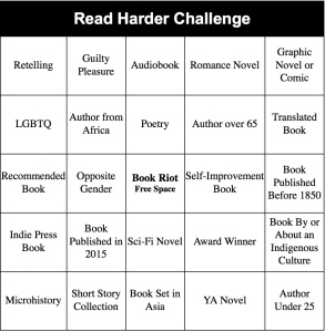 Book Riot's Read Harder campaign.